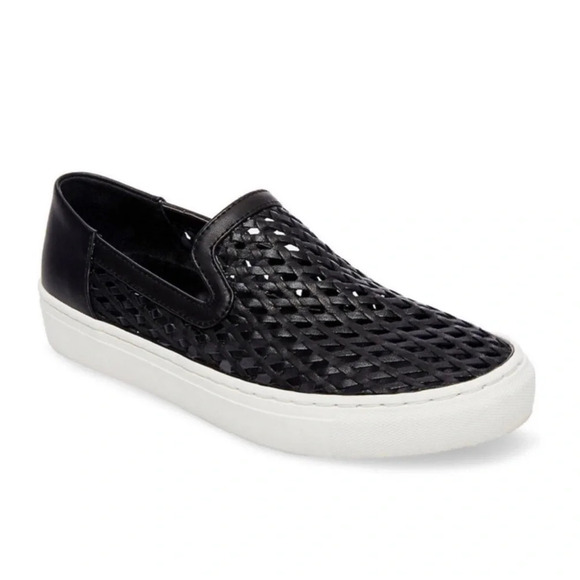 Steven by Steve Madden Kalypso Black Caged Slip-on Sneakers 9.5 Women’s - Picture 1 of 14